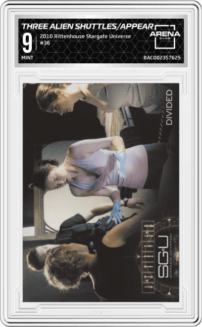 when three alien shuttles suddenly appear