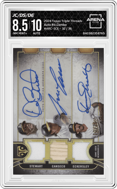 Jose Canseco/Dave Stewart/Dennis Eckersley