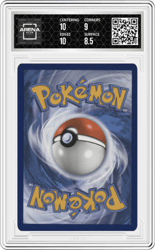 Umbreon V from the 2021 Pokemon SWSH set graded by Arena Club and given an overall grade of 9.