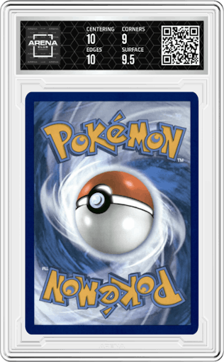 Lacey from the 2025 Pokemon SV set graded by Arena Club and given an overall grade of 9.5.
