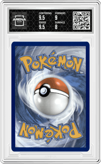 Origin Forme Dialga VSTAR from the 2023 Pokemon SWSH set graded by Arena Club and given an overall grade of 8.5.