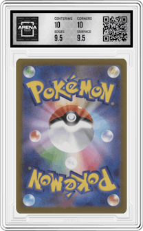 Charizard V from the 2022 Pokemon SWSH JPN set graded by Arena Club and given an overall grade of 10.