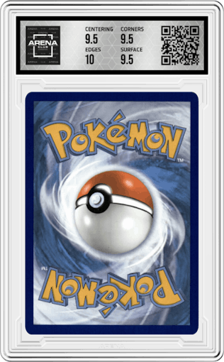 Raichu V from the 2022 Pokemon SWSH set graded by Arena Club and given an overall grade of 10.