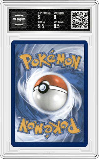 Giacomo from the 2023 Pokemon SV set graded by Arena Club and given an overall grade of 9.5.