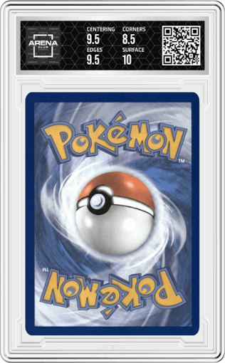 Basic Fire Energy from the 2023 Pokemon SV set graded by Arena Club and given an overall grade of 9.