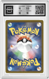 Charizard ex from the 2023 Pokemon SV JPN set graded by Arena Club and given an overall grade of 10.
