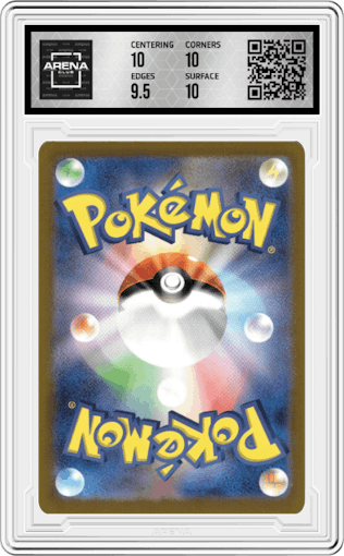 Charizard ex from the 2023 Pokemon SV JPN set graded by Arena Club and given an overall grade of 10.