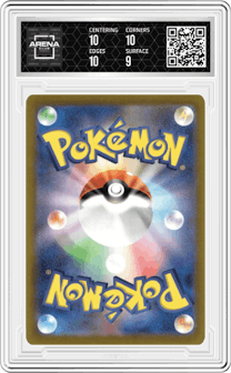 Charizard ex from the 2023 Pokemon SV JPN set graded by Arena Club and given an overall grade of 9.5.