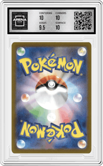 Charizard ex from the 2023 Pokemon SV JPN set graded by Arena Club and given an overall grade of 10.