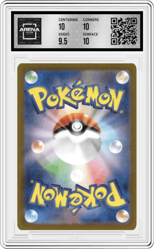 Charizard ex from the 2023 Pokemon SV JPN set graded by Arena Club and given an overall grade of 10.