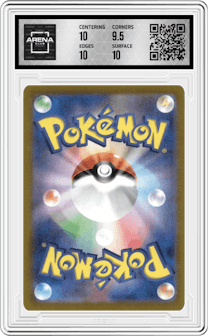 Charizard ex from the 2023 Pokemon SV JPN set graded by Arena Club and given an overall grade of 10.