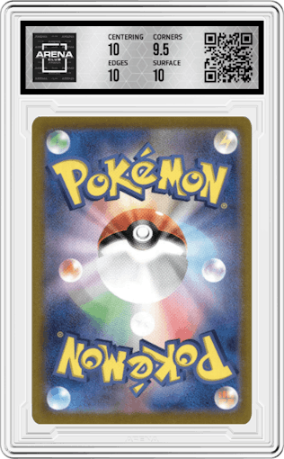 Charizard ex from the 2023 Pokemon SV JPN set graded by Arena Club and given an overall grade of 10.