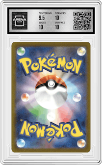 Charizard ex from the 2023 Pokemon SV JPN set graded by Arena Club and given an overall grade of 10.