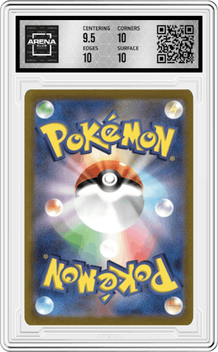 Charizard ex from the 2023 Pokemon SV JPN set graded by Arena Club and given an overall grade of 10.