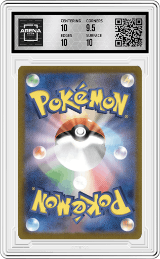 Charizard ex from the 2023 Pokemon SV JPN set graded by Arena Club and given an overall grade of 10.