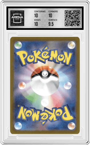 Sylveon ex from the 2024 Pokemon SV JPN set graded by Arena Club and given an overall grade of 10.