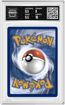 Iron Treads EX from the 2023 Pokemon SV set graded by Arena Club and given an overall grade of 9.5.