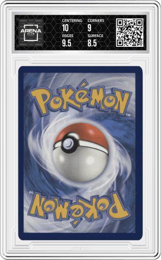 Passimian from the 2022 Pokemon SWSH set graded by Arena Club and given an overall grade of 9.
