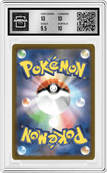 Charizard VSTAR from the 2022 Pokemon SWSH JPN set graded by Arena Club and given an overall grade of 10.