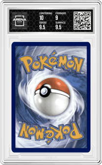 Poochyena from the 2023 Pokemon SWSH set graded by Arena Club and given an overall grade of 9.5.