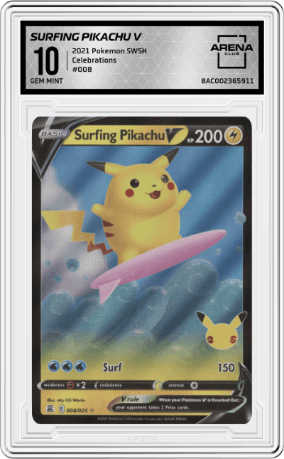 Surfing Pikachu V