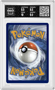 Surfer from the 2024 Pokemon SV set graded by Arena Club and given an overall grade of 9.