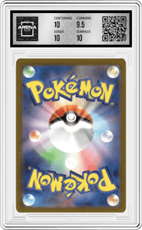 Charizard ex from the 2023 Pokemon SV JPN set graded by Arena Club and given an overall grade of 10.