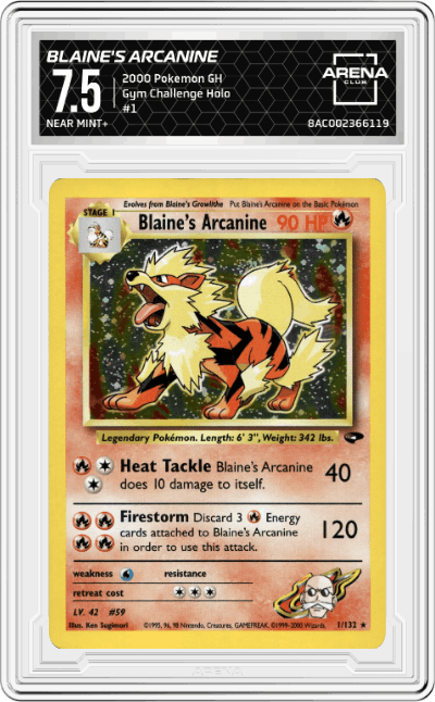 Blaine's Arcanine