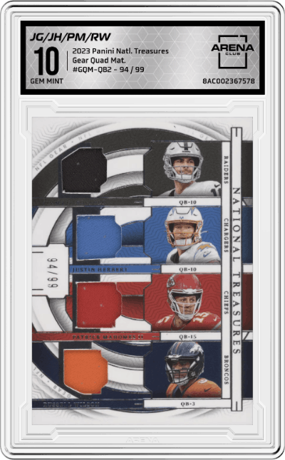 Jimmy Garoppolo/Justin Herbert/Patrick Mahomes II/Russell Wilson