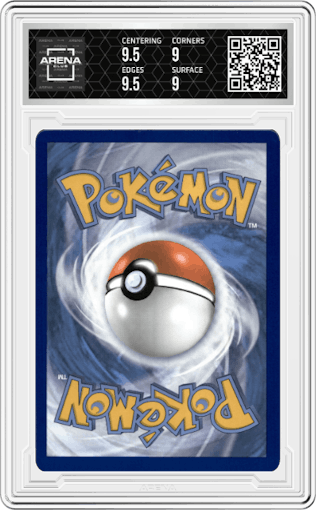 Charizard VMAX  from the 2021 Pokemon SWSH set graded by Arena Club and given an overall grade of 9.5.