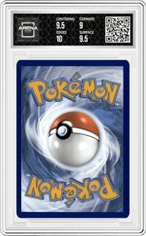 Ralts from the 2023 Pokemon SV set graded by Arena Club and given an overall grade of 9.5.
