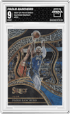 Paolo Banchero from the 2023-24 Panini Select  set featuring a Elephant parallel graded by Arena Club and given an overall grade of 9.