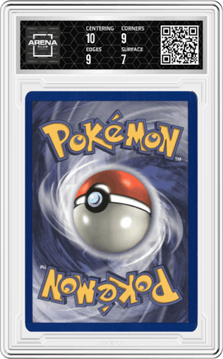 Magneton from the 1999 Pokemon set graded by Arena Club and given an overall grade of 7.5.