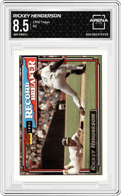 Rickey Henderson Record Breaker