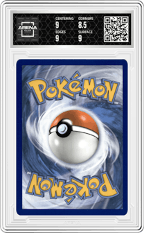 Greninja/Zoroark GX from the 2019 Pokemon S&M  set graded by Arena Club and given an overall grade of 9.