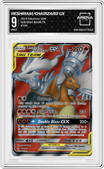 Reshiram & Charizard GX