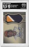 Nolan Ryan from the 2017 Topps Dynasty set featuring a Gold parallel graded by Arena Club and given an overall grade of 9.5.