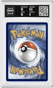 Blastoise ex from the 2023 Pokemon SV set graded by Arena Club and given an overall grade of 9.5.