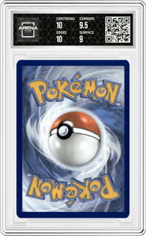 Blastoise ex from the 2023 Pokemon SV set graded by Arena Club and given an overall grade of 9.5.