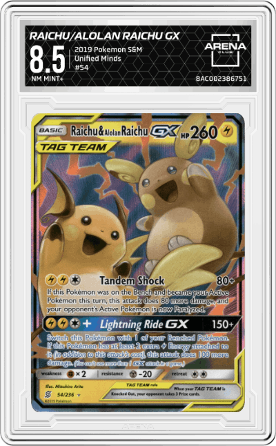 Raichu/Alolan Raichu GX