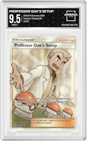 Professor Oak's Setup from the 2019 Pokemon S&M  set graded by Arena Club and given an overall grade of 9.5.