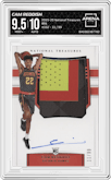 Cam Reddish from the 2019-20 Panini National Treasures Basketball set graded by Arena Club and given an overall grade of 9.5.