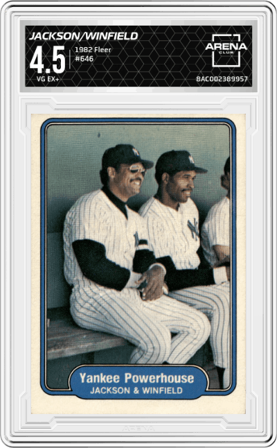 Yankee Powerhouse Reggie Jackson/Dave Winfield