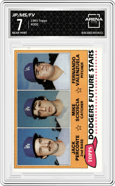 Jack Perconte/Mike Scioscia/Fernando Valenzuela