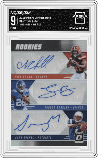 Nick Chubb/Saquon Barkley/Sony Michel