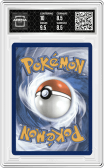 Glimmora from the 2023 Pokemon SV set graded by Arena Club and given an overall grade of 9.