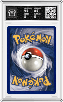 Oddish from the 1999 Pokemon set graded by Arena Club and given an overall grade of 6.5.