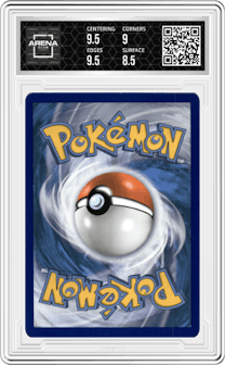 Shining Mew from the 2017 Pokemon S&M set graded by Arena Club and given an overall grade of 9.
