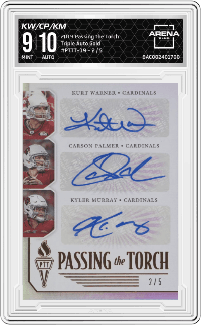 Kurt Warner/Carson Palmer/Kyler Murray