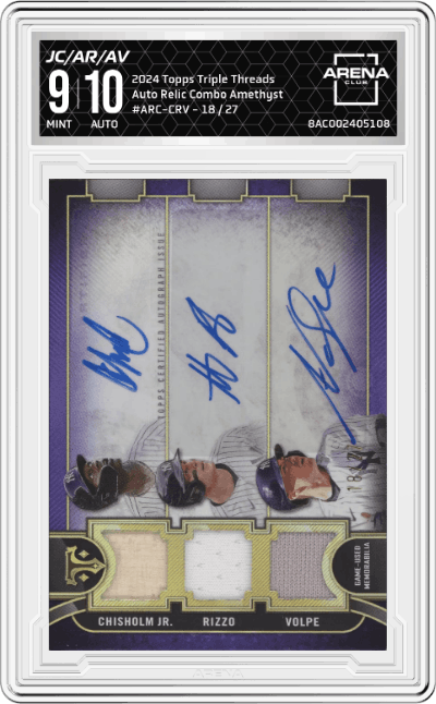 Jazz Chisholm Jr./Anthony Rizzo/Anthony Volpe 